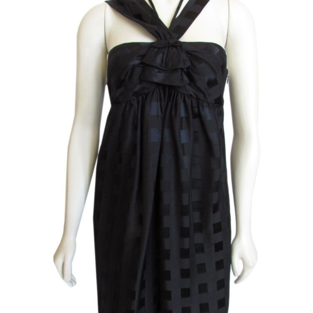 Michael Kors Elegant Black Strapless Dress